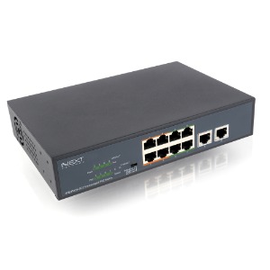 [NEXTU] 넥스트 NEXT POE310F-2TP 8포트 10/100M POE +기가 업링크 2포트 POE 스위칭허브/VLAN/CCTV모드 지원